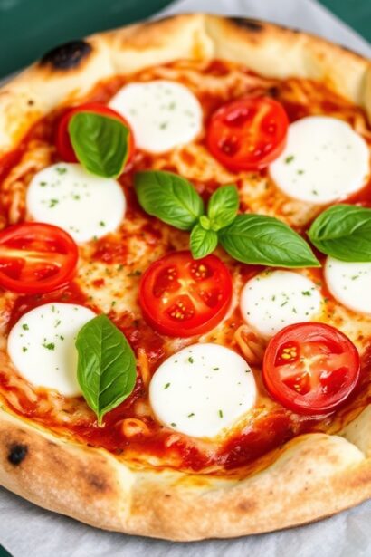Perfect Classic Margherita pizza, a delicious Italian favorite.