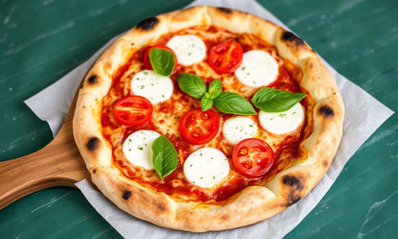 Perfect Classic Margherita pizza, a delicious Italian favorite.