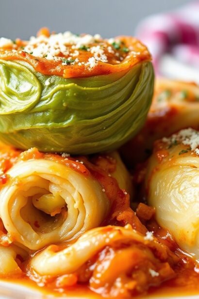 Delicious Easy unstuffed cabbage roll casserole photo.