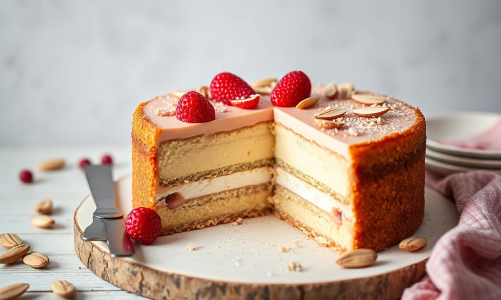 Foolproof Princess Torte with perfect marzipan, a classic almond cake.