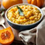 Creamy butternut squash risotto with sage recipe.