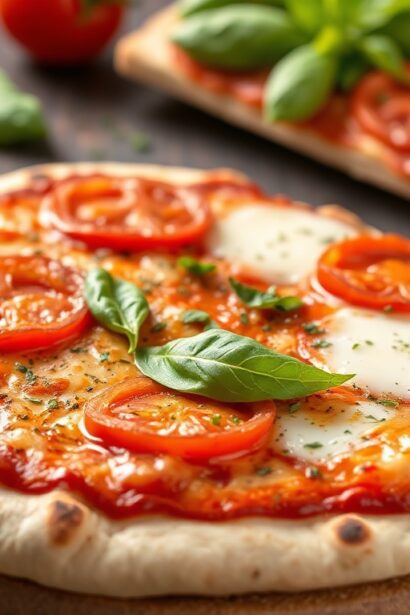 Quick naan Margherita pizza: easy, delicious, 10-minute recipe.