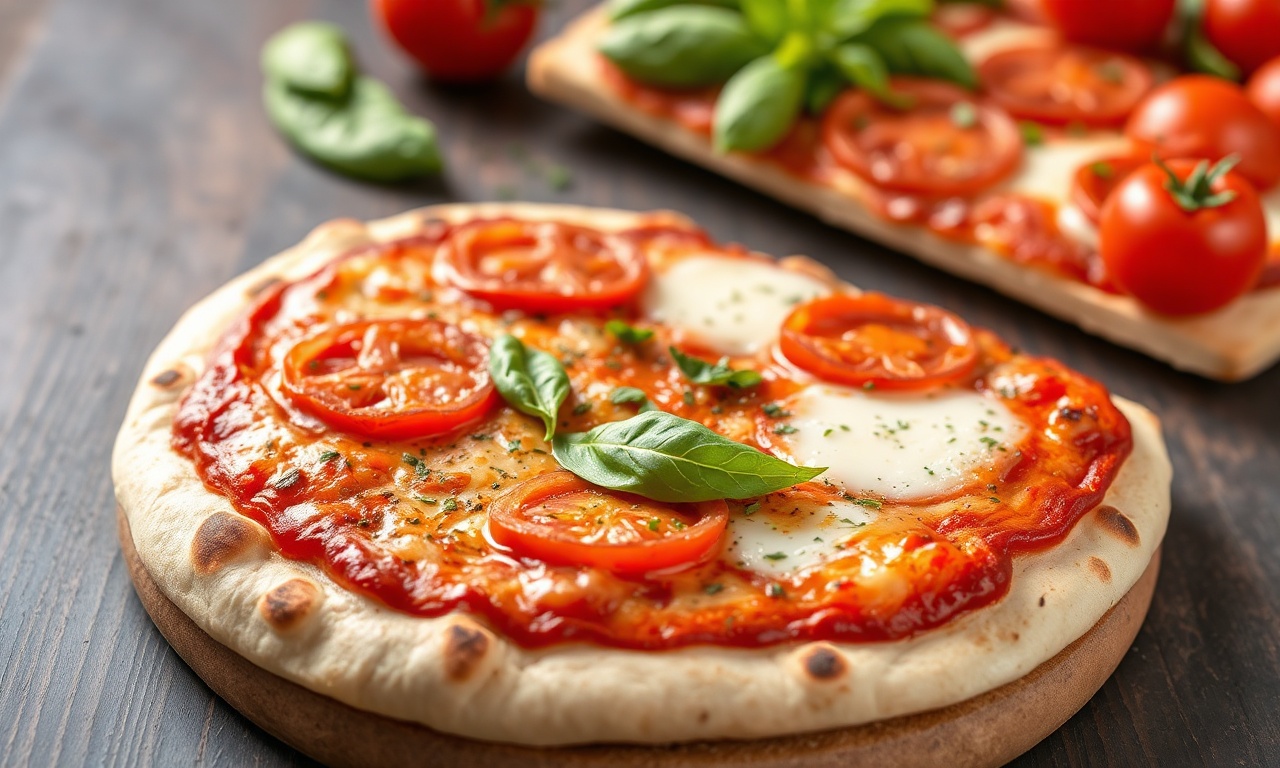 Quick naan Margherita pizza: easy, delicious, 10-minute recipe.