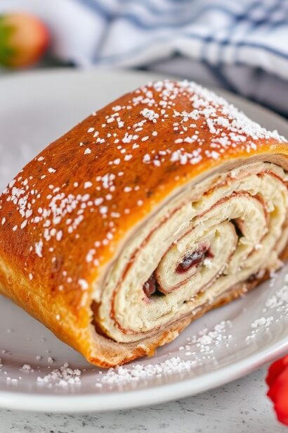 Authentic Polish poppy seed roll, just like Grandma's recipe.