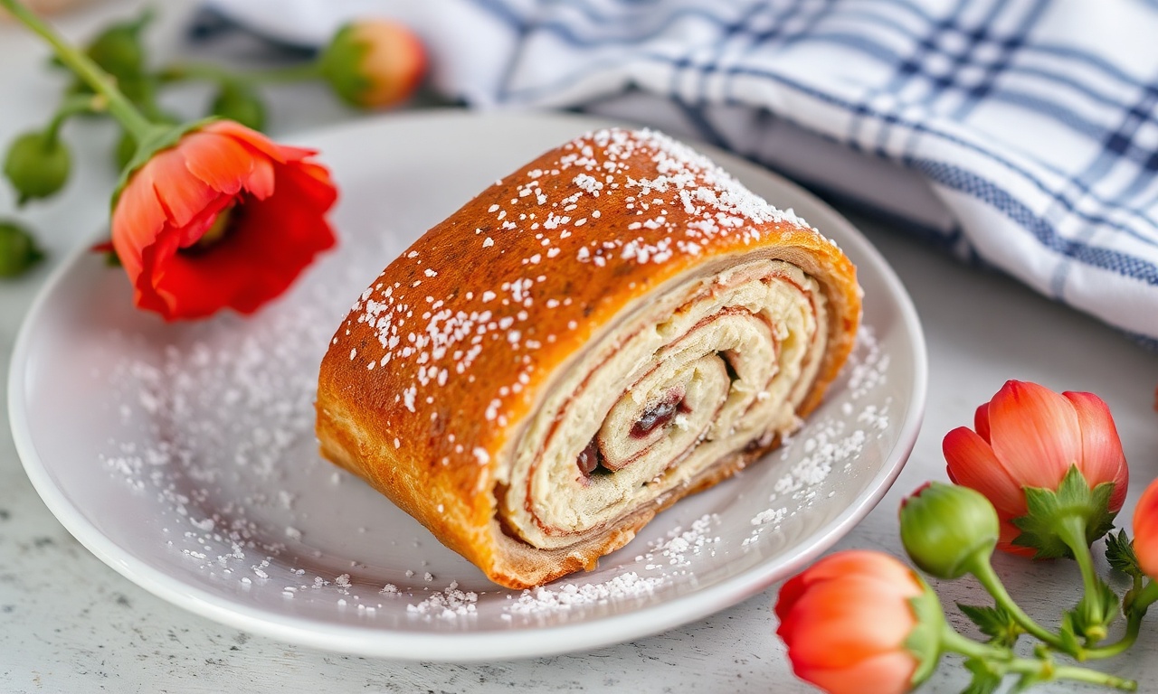 Authentic Polish poppy seed roll, just like Grandma's recipe.