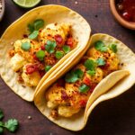 Perfect spicy roasted cauliflower tacos, delicious and easy.