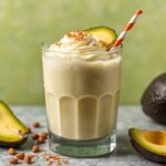 Creamy avocado condensed milk shake recipe.