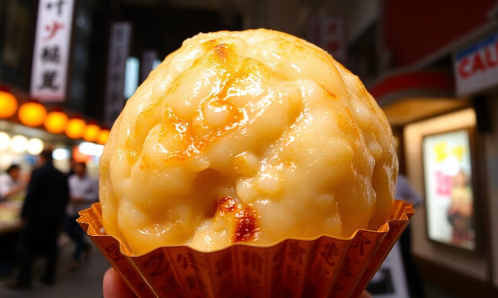 Mastering authentic Japanese takoyaki balls from Osaka's vibrant night markets.