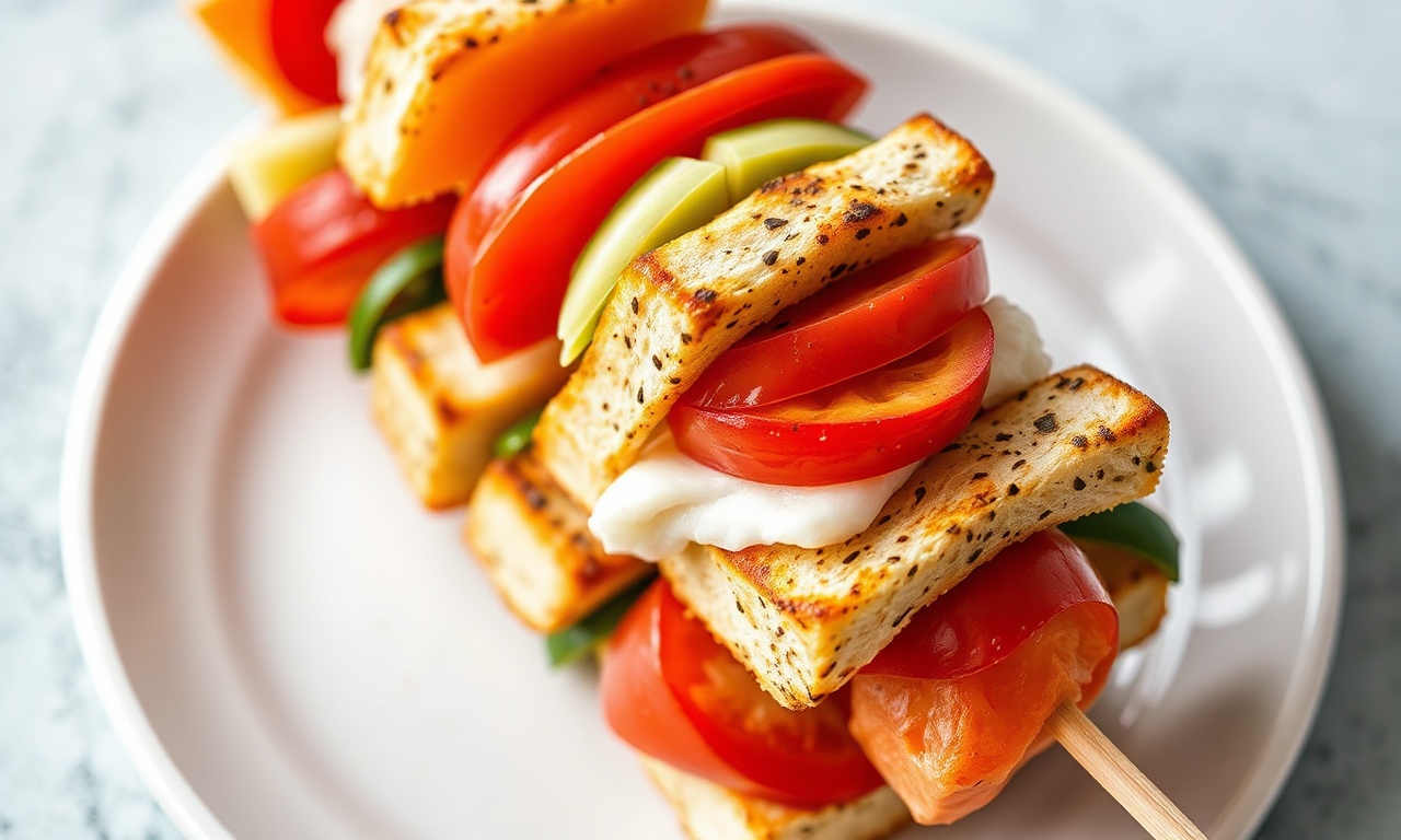 Easy DIY sandwich kabobs for fun, flavorful bites.