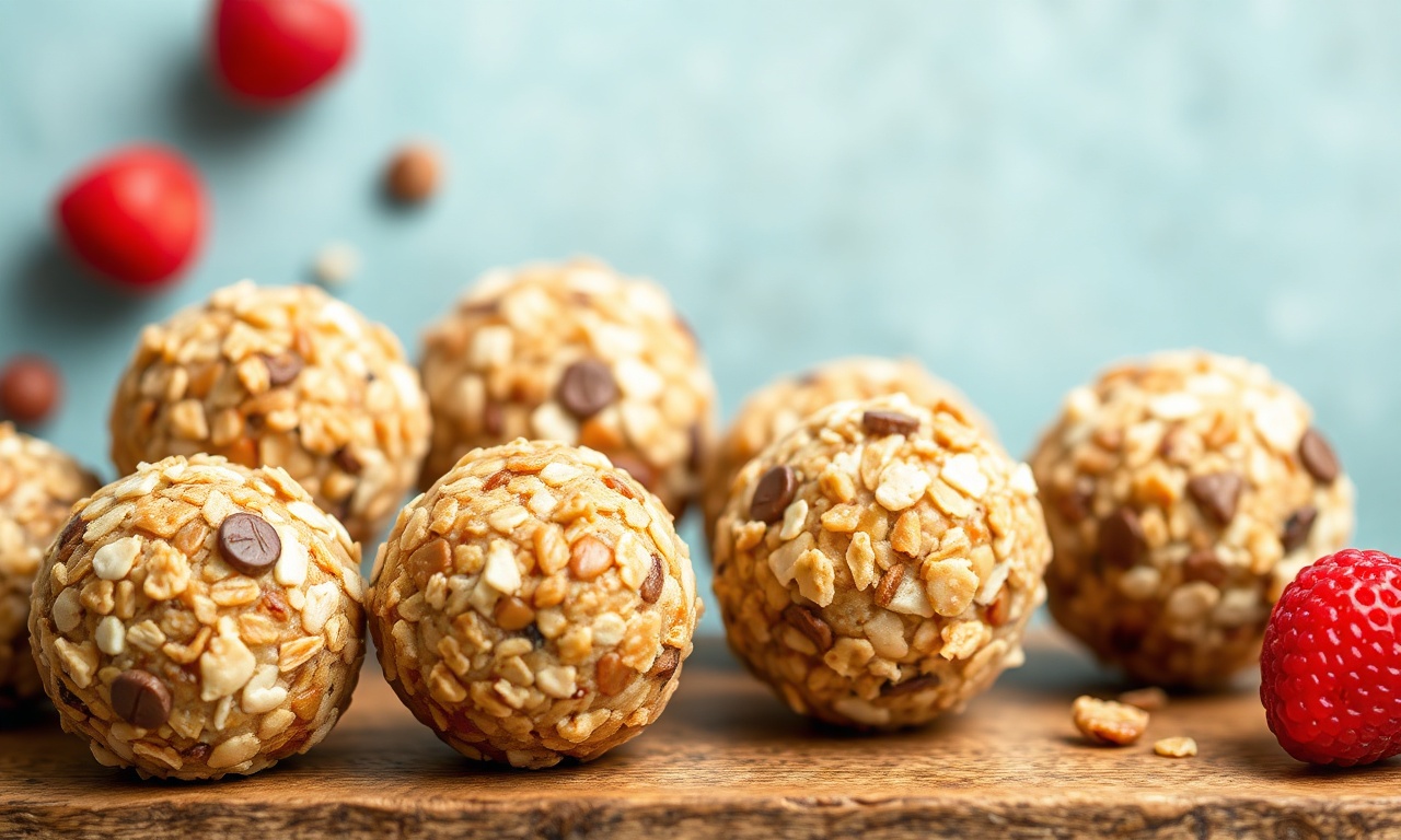 Healthy no-bake energy bites recipe, quick and easy.