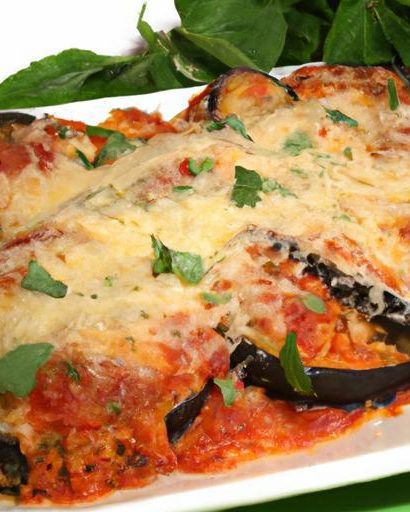 Wholesome Baked Eggplant Parmesan: No Breading Needed!