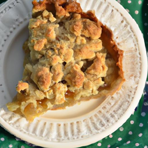 Irresistible Apple Crumble Pie with Crunchy Streusel Topping