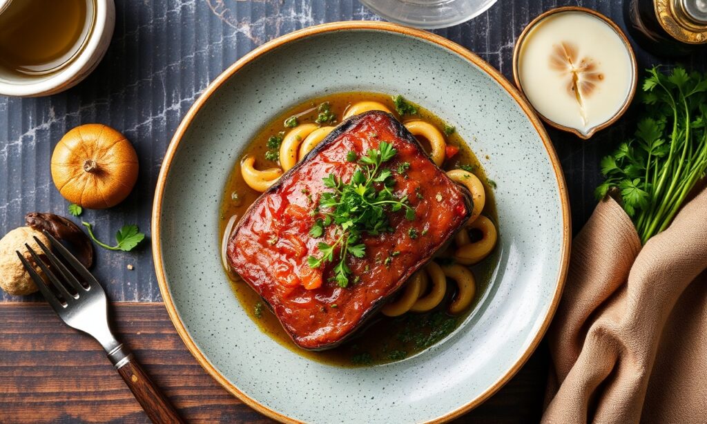Unforgettable savory osso buco with bright gremolata.