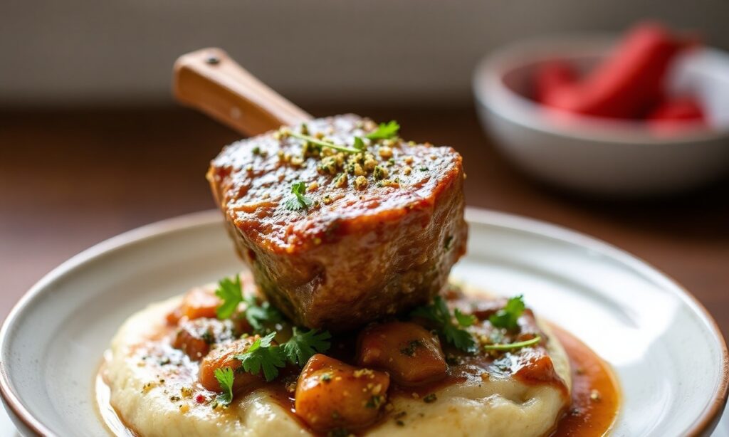 Unforgettable savory osso buco with vibrant gremolata.