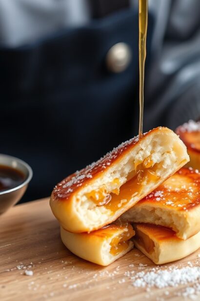 Irresistible Korean sweet pancakes, a delicious treat.