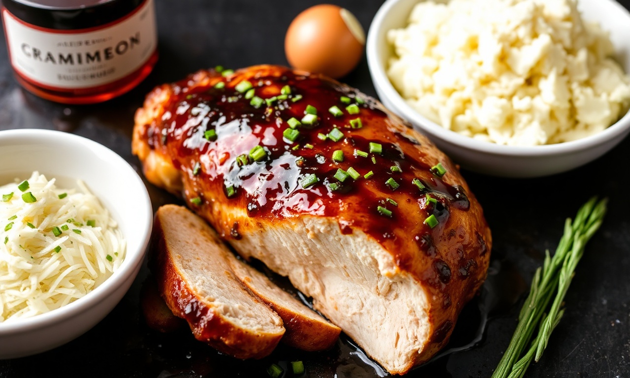 Savory glazed turkey breast, a delicious and easy main dish.