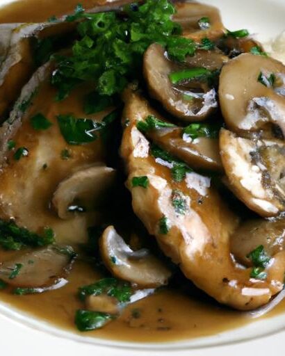 Savoring Chicken Marsala: A Rich Mushroom Sauce Delight