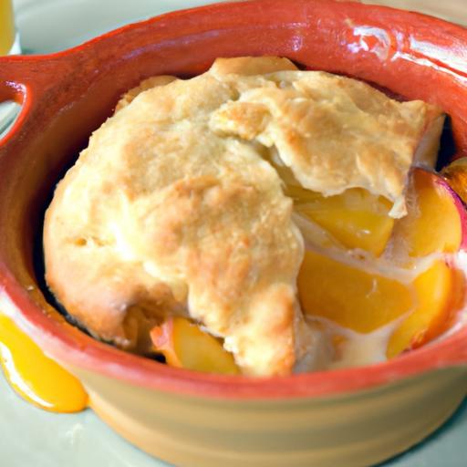 Southern Peach Cobbler Delight: Irresistible Biscuit Topping