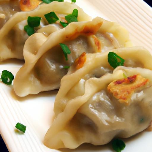 Golden Pan-Fried Dumplings Stuffed with Potato & Cheese