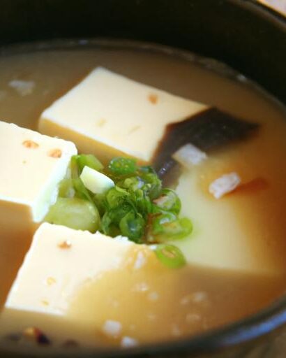 Wholesome Homemade Miso Soup with Silky Tofu Delight