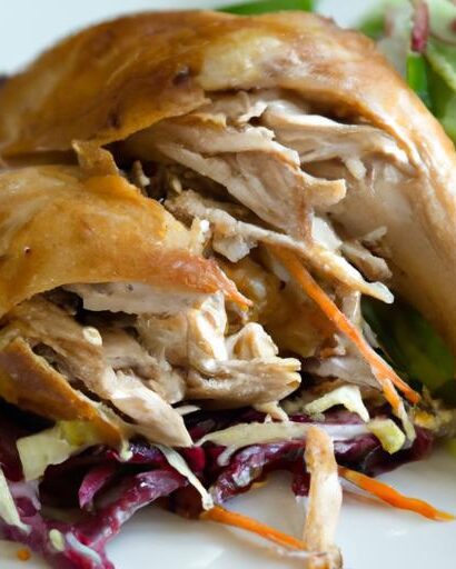 Tender Slow Cooker Pulled Chicken: Perfect for Salads & Wraps