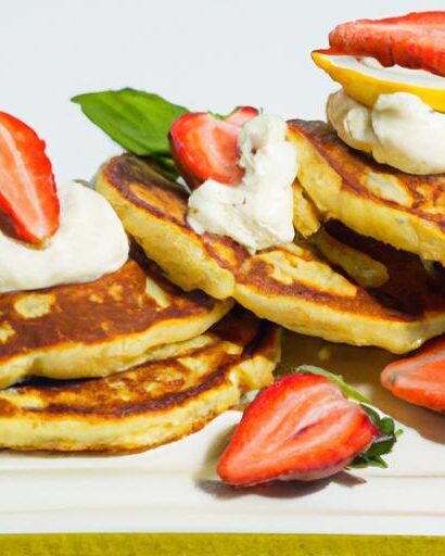 Delightful Mini Pancake Stacks on Skewers: A Tasty Twist