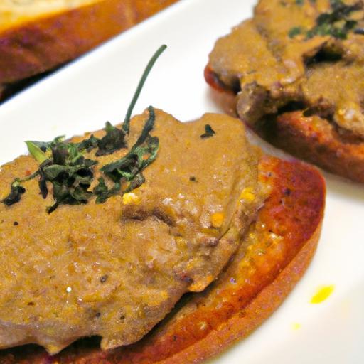 Savor Authentic Tuscan Chicken Liver Pâté on Crispy Crostini