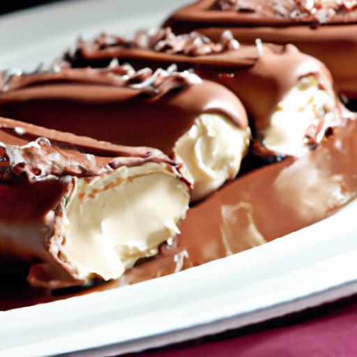 Indulge in Creamy Delight: Chocolate Éclair Ice Cream Bars