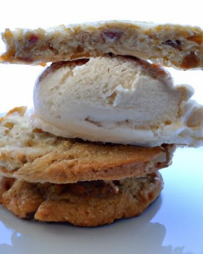 Oatmeal Cookie Ice Cream Sandwiches: Sweet & Chewy Delight