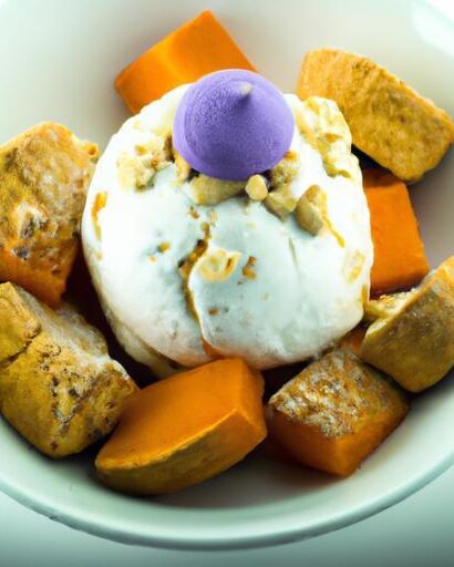 Sweet Potato & Toasted Marshmallow Ice Cream Delight