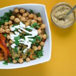 Delicious Chickpea Shawarma Bowl with Creamy Tahini