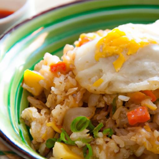 Unlock Flavor: Savory Fried Rice Topped with a Perfect Egg