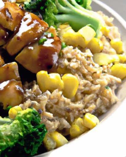 Savor Asian BBQ Chicken & Broccoli Rice Bowls Delight
