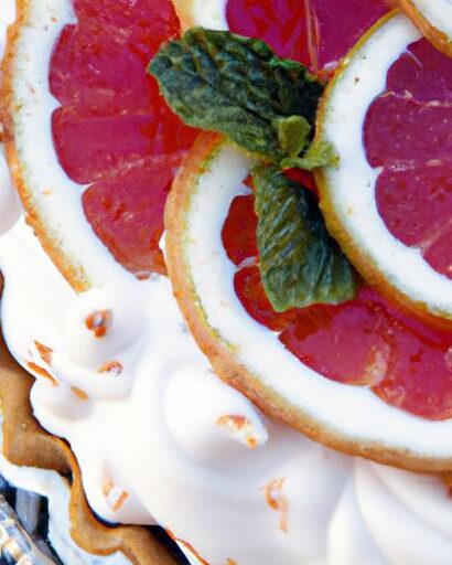 Zesty Delight: Crafting the Perfect Grapefruit Meringue Pie