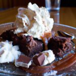 Decadent Brownie Sundae: Hot Fudge & Whipped Cream Bliss