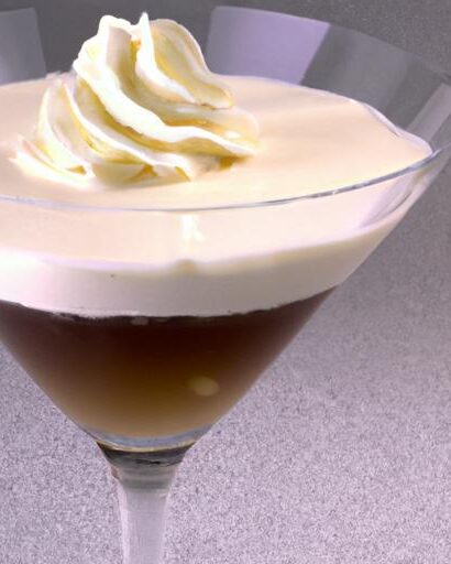 Delight in Coffee Jelly Topped with Luscious Sweet Cream