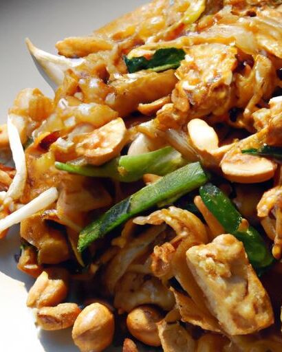 Classic Chicken Pad Thai with Peanuts: A Flavorful Journey