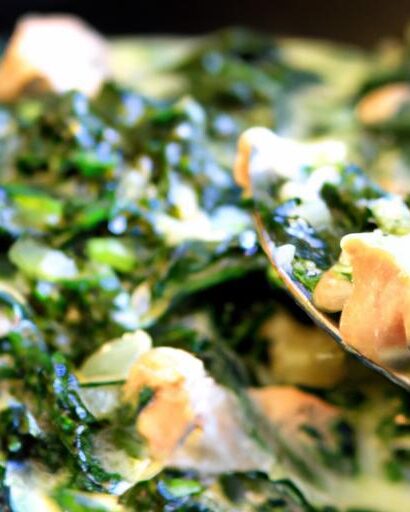 Quick & Creamy: 15-Minute Chicken Spinach Skillet Delight