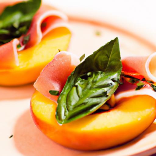Summer Peach Caprese: A Basil & Prosciutto Twist Delight