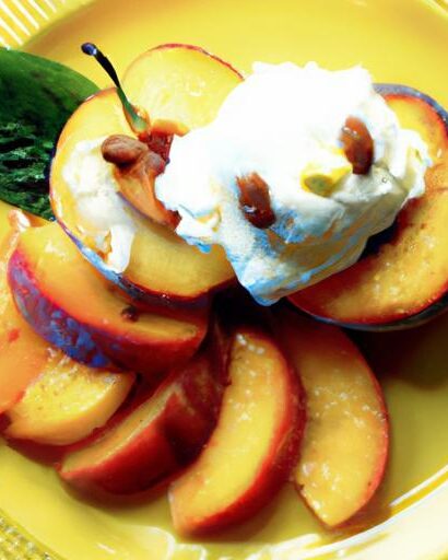 Sweet Summer Joy: 10-Minute Grilled Peaches with Honey & Ice Cream