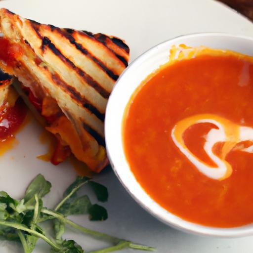 The Perfect Pair: Grilled Cheese Meets Tomato Soup Bliss