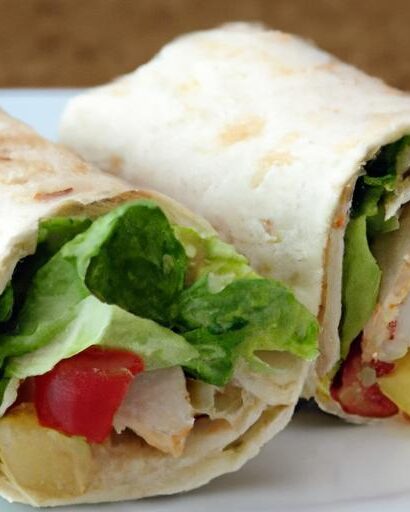 Speedy Chicken Caesar Wraps: Rotisserie Magic Made Easy