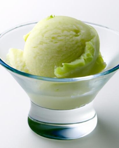 Zesty Fresh Lemon and Basil Sorbet: A Refreshing Treat