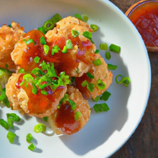 Crispy Air Fryer Tempura Cauliflower with Zesty Chili Sauce
