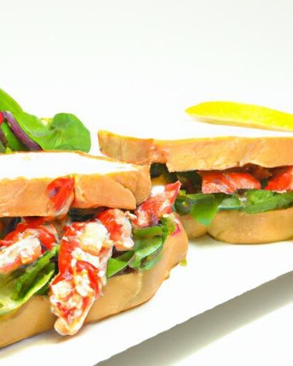 Elevate Your Snack: Classic Toasted Sandwiches with Lobster Salad