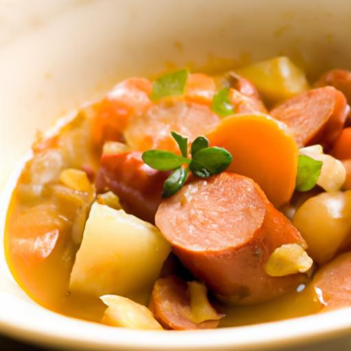 Warm Up with Hearty Potato and Smoked Sausage Stew Delight