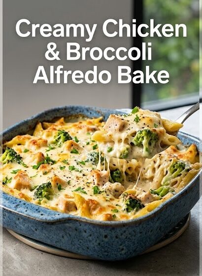 Creamy Chicken & Broccoli Alfredo Bake: A Comfort Classic