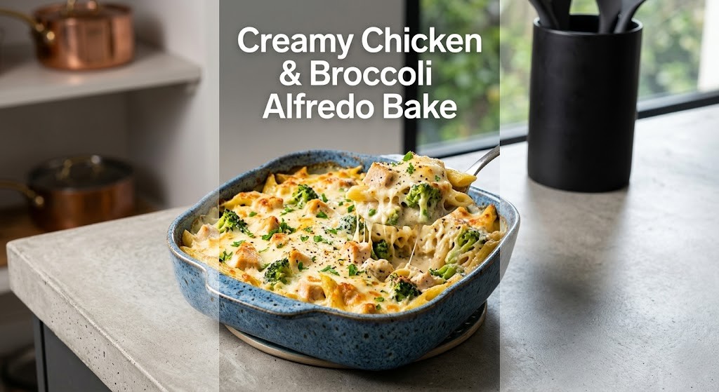 Creamy Chicken & Broccoli Alfredo Bake: A Comfort Classic