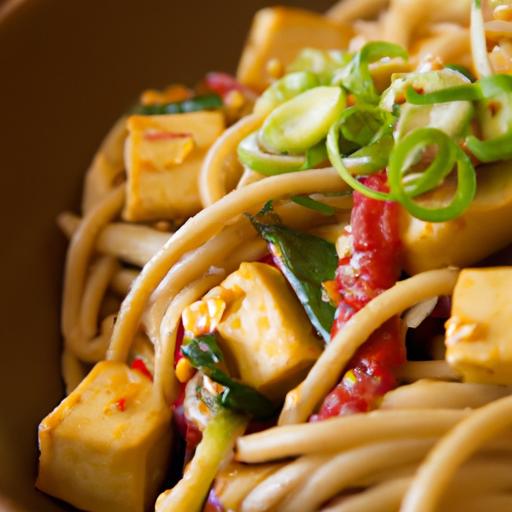Fiery Flavor Fusion: Mastering Spicy Tofu Noodle Stir-Fry