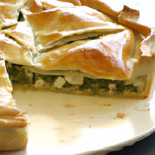 Flaky Filo Delight: Savory Spinach & Feta Pie Recipe